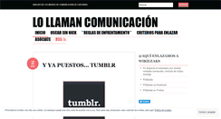 Desktop Screenshot of lollamancomunicacion.wordpress.com