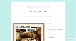 Desktop Screenshot of cupcakedarling.wordpress.com