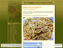 Tablet Screenshot of goodfoodhunt.wordpress.com