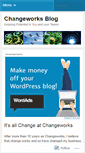 Mobile Screenshot of changeworksblog.wordpress.com