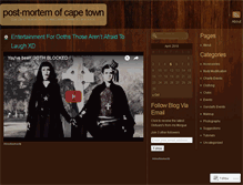 Tablet Screenshot of cadaverum.wordpress.com