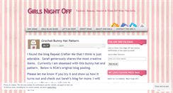 Desktop Screenshot of girlsnightoff.wordpress.com