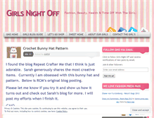 Tablet Screenshot of girlsnightoff.wordpress.com