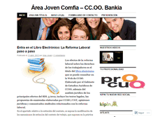 Tablet Screenshot of ccoocajamadridnuevosempleados.wordpress.com