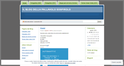 Desktop Screenshot of pallavolosospirolo.wordpress.com