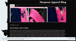 Desktop Screenshot of harpoonapparelblog.wordpress.com