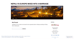 Desktop Screenshot of nepalivseurope.wordpress.com