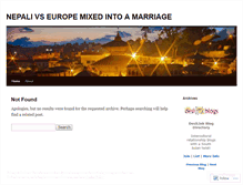 Tablet Screenshot of nepalivseurope.wordpress.com