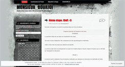 Desktop Screenshot of monsieurbourjoi.wordpress.com