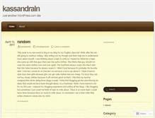 Tablet Screenshot of kassandraln.wordpress.com