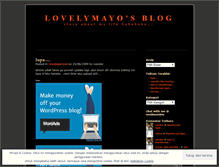 Tablet Screenshot of lovelymayo.wordpress.com