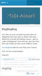 Mobile Screenshot of majaktuell.wordpress.com