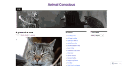 Desktop Screenshot of animalconscious.wordpress.com