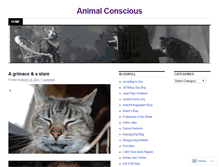 Tablet Screenshot of animalconscious.wordpress.com