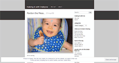 Desktop Screenshot of makingitwithmeleyna.wordpress.com