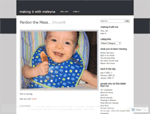 Tablet Screenshot of makingitwithmeleyna.wordpress.com