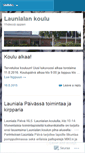 Mobile Screenshot of launialankoulu.wordpress.com