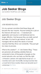 Mobile Screenshot of jobseekerblogs.wordpress.com