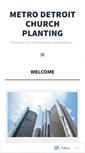 Mobile Screenshot of churchplantingdetroit.wordpress.com