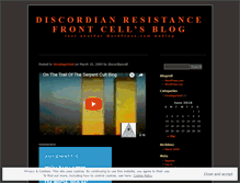 Tablet Screenshot of discordiancell.wordpress.com