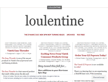 Tablet Screenshot of loulentine.wordpress.com