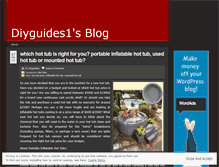 Tablet Screenshot of diyguides1.wordpress.com