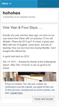 Mobile Screenshot of hohohos.wordpress.com