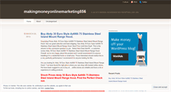 Desktop Screenshot of makingmoneyonlinemarketing856.wordpress.com