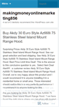 Mobile Screenshot of makingmoneyonlinemarketing856.wordpress.com