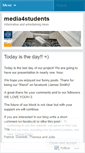 Mobile Screenshot of media4students.wordpress.com