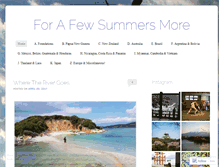 Tablet Screenshot of forafewsummersmore.wordpress.com
