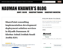 Tablet Screenshot of naumankhawer.wordpress.com