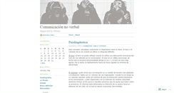 Desktop Screenshot of comuniconoverbal.wordpress.com