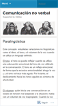 Mobile Screenshot of comuniconoverbal.wordpress.com