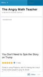 Mobile Screenshot of angrymathtchr.wordpress.com