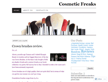 Tablet Screenshot of cosmeticfreaks.wordpress.com