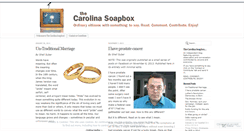 Desktop Screenshot of carolinasoapbox.wordpress.com