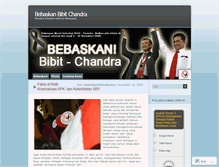 Tablet Screenshot of bebaskanbibitchandra.wordpress.com