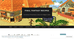Desktop Screenshot of ffrecipes.wordpress.com