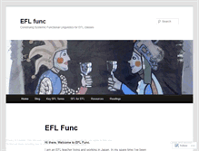 Tablet Screenshot of eflfunc.wordpress.com