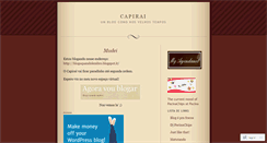 Desktop Screenshot of capirai.wordpress.com