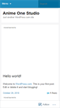 Mobile Screenshot of animeonestudio.wordpress.com