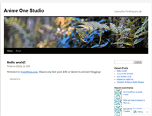Tablet Screenshot of animeonestudio.wordpress.com