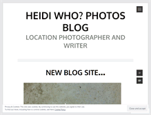 Tablet Screenshot of heidiwhophotos.wordpress.com