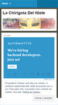 Mobile Screenshot of lachirigotadelniete.wordpress.com