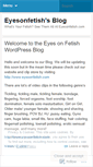 Mobile Screenshot of eyesonfetish.wordpress.com