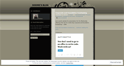 Desktop Screenshot of dodme.wordpress.com