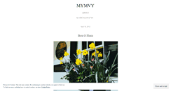 Desktop Screenshot of mymvy.wordpress.com
