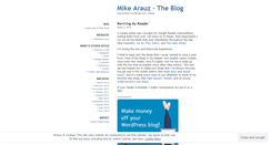 Desktop Screenshot of mikearauz.wordpress.com
