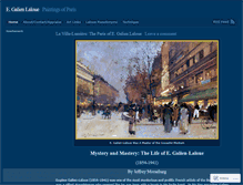 Tablet Screenshot of galienlaloue.wordpress.com